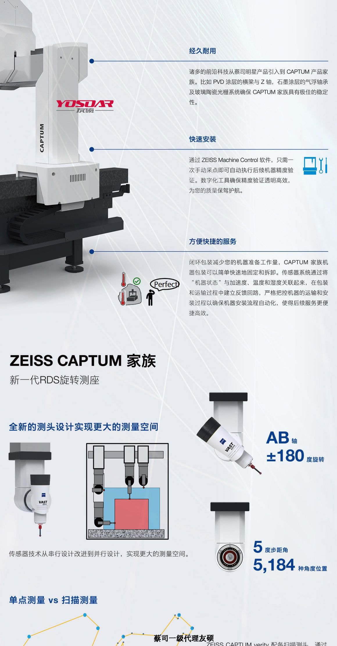 通化蔡司三坐标CAPTUM